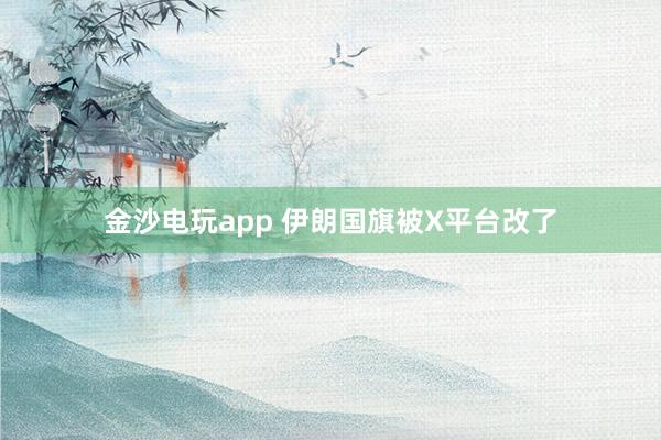 金沙电玩app 伊朗国旗被X平台改了
