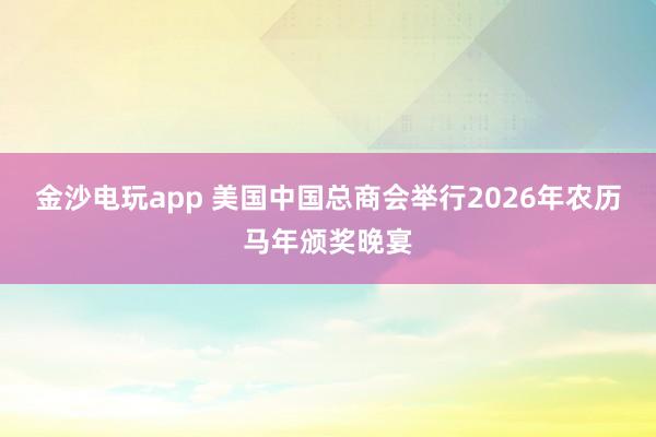 金沙电玩app 美国中国总商会举行2026年农历马年颁奖晚宴