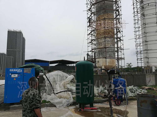 油罐水除锈喷砂机 化工储罐水除锈喷砂机